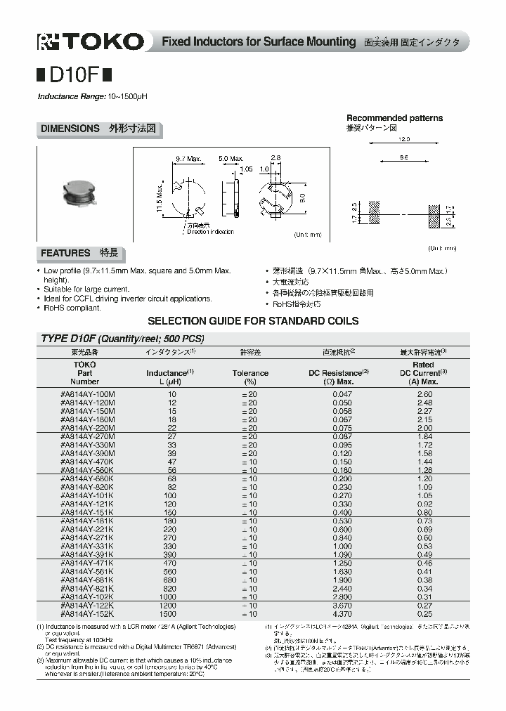A814AY-100M_719614.PDF Datasheet