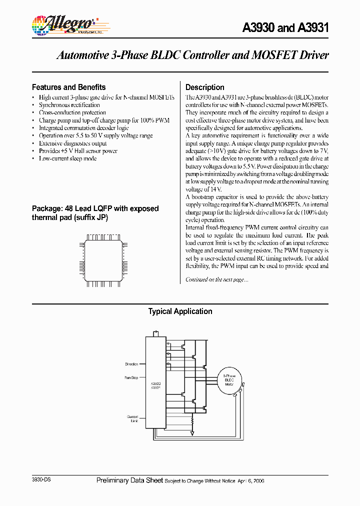 A3930KJP-T_729754.PDF Datasheet