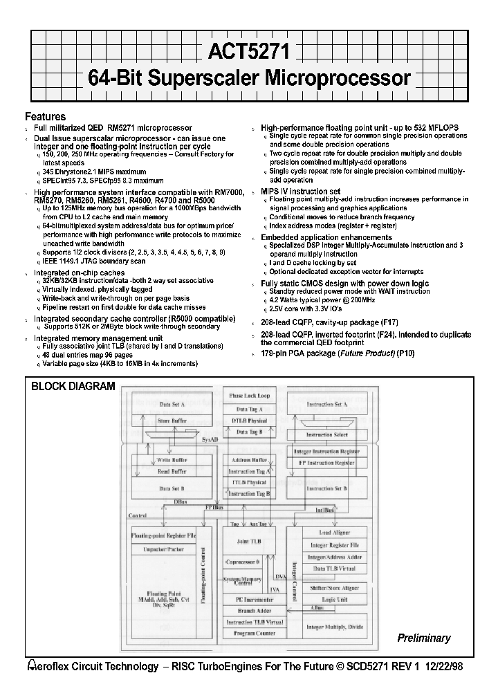 ACT-5271PC_285806.PDF Datasheet