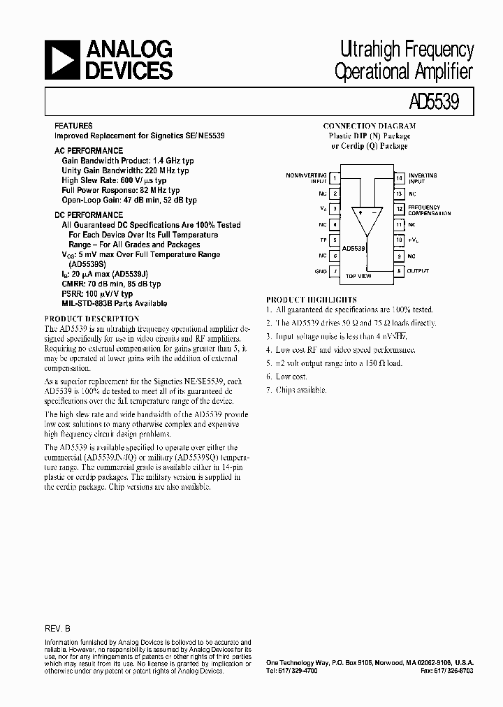 AD5539J_577240.PDF Datasheet