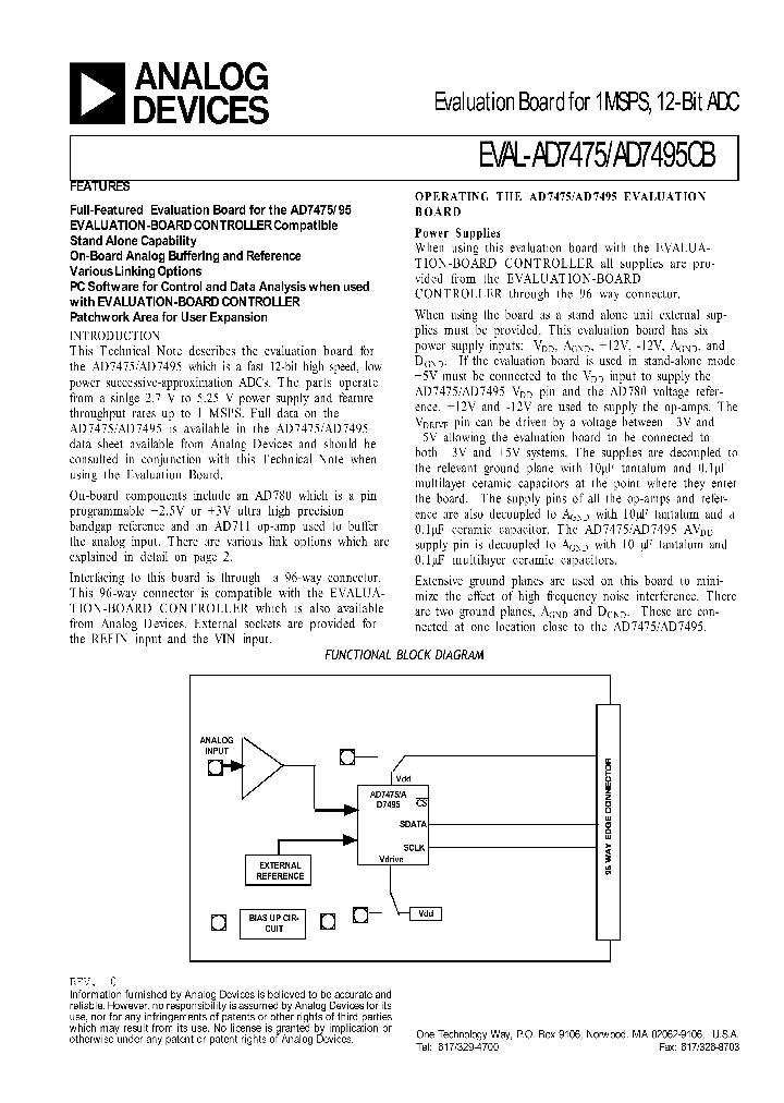 EVAL-AD7475_244589.PDF Datasheet