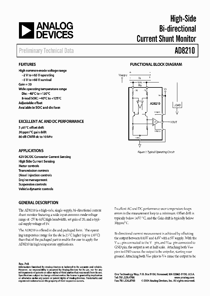 AD8210YRZ-REEL_757315.PDF Datasheet