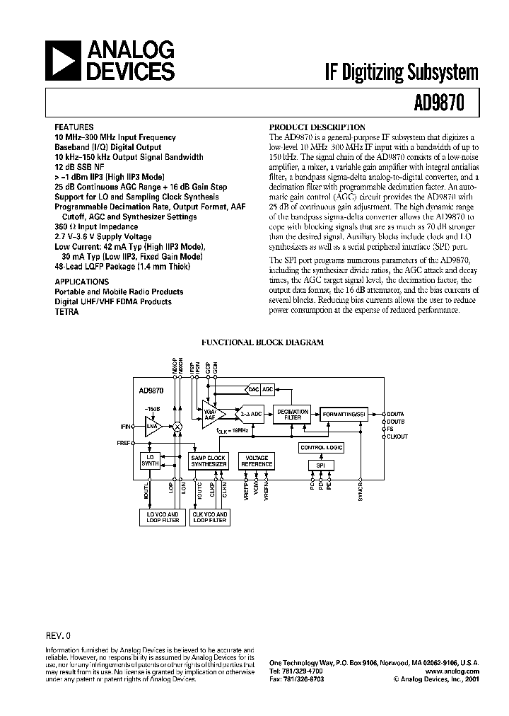 AD9870EB_614850.PDF Datasheet