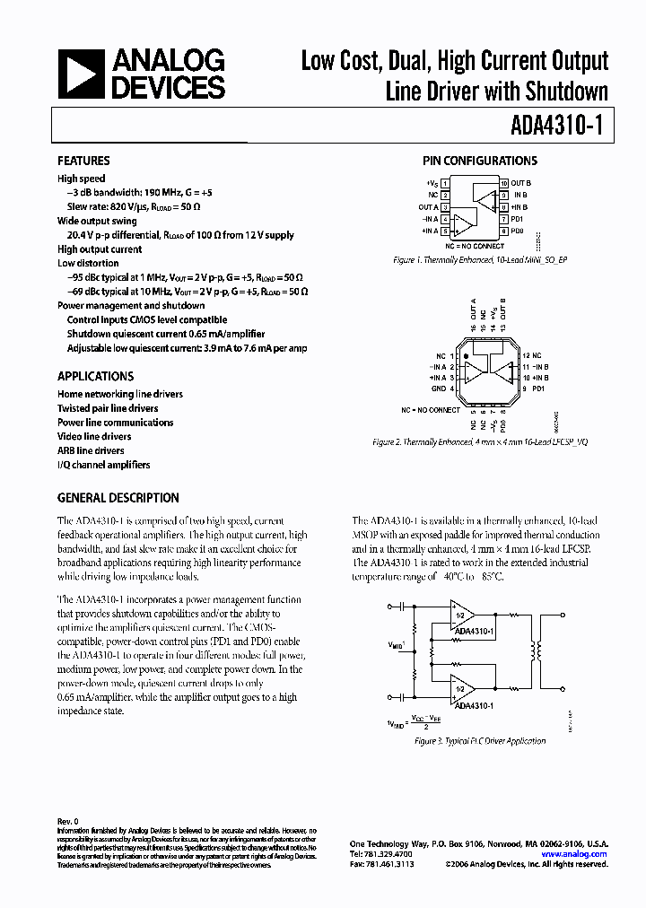ADA4310-1ARHZ_711740.PDF Datasheet