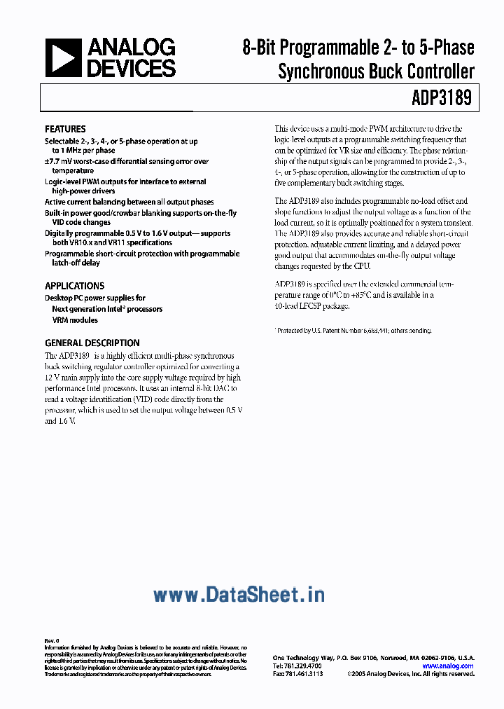 ADP3189_657270.PDF Datasheet
