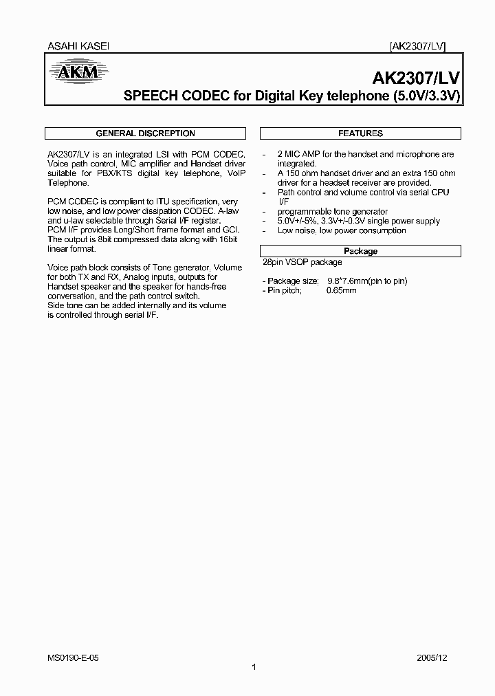 AK2307_804888.PDF Datasheet