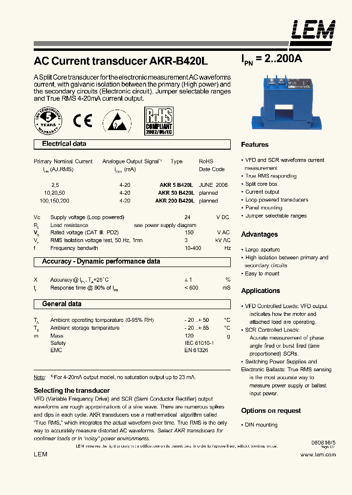 AKR-B420L_704114.PDF Datasheet