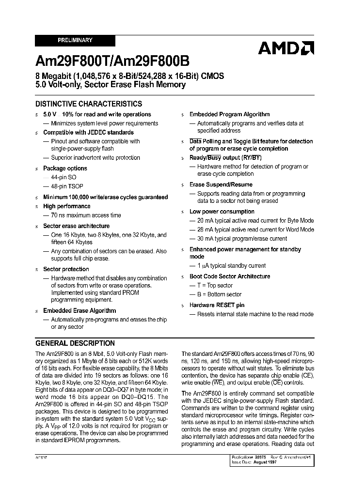 AM29F800T-90EC_670768.PDF Datasheet