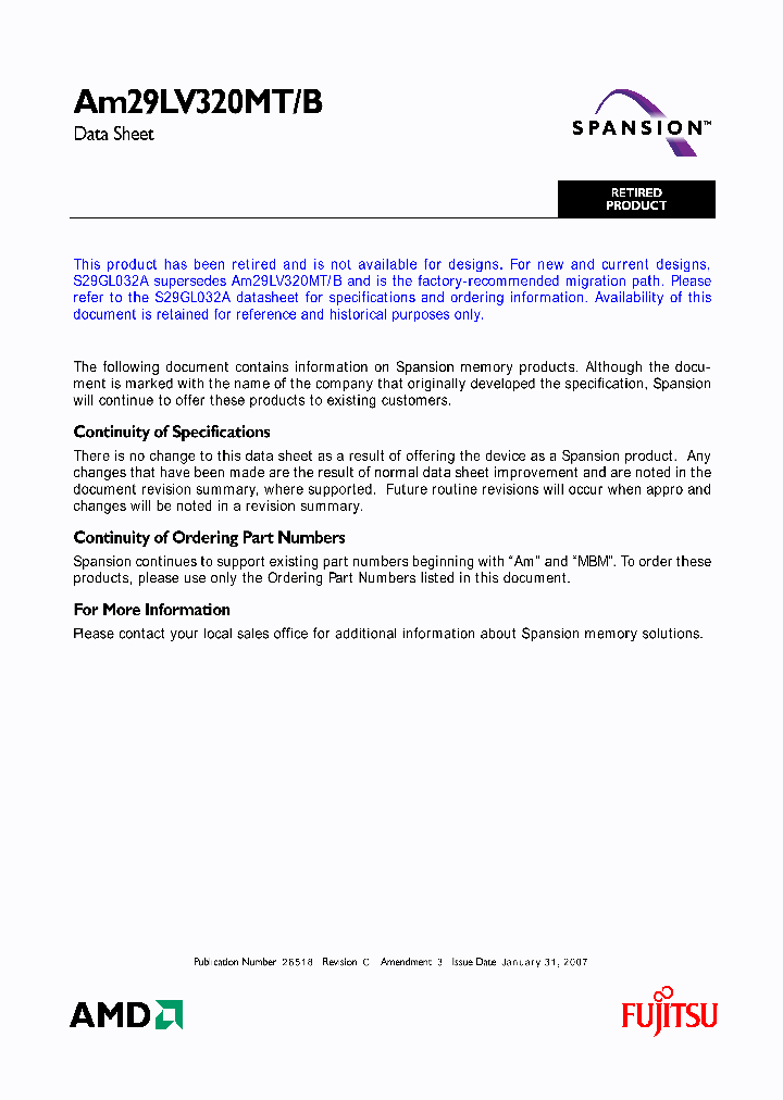 AM29LV320MB110EI_670746.PDF Datasheet