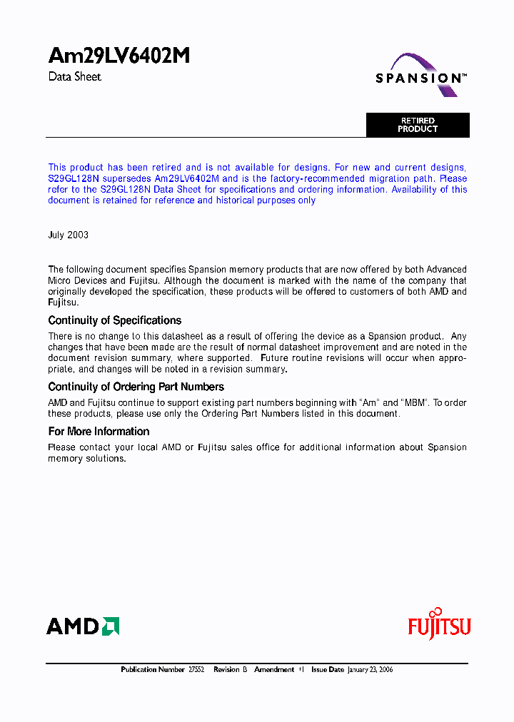 AM29LV6402MH110RPHI_670670.PDF Datasheet