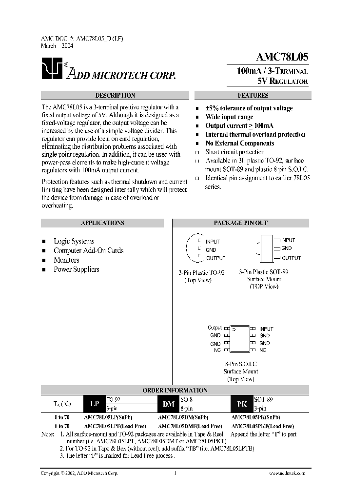 AMC78L05DM_597796.PDF Datasheet