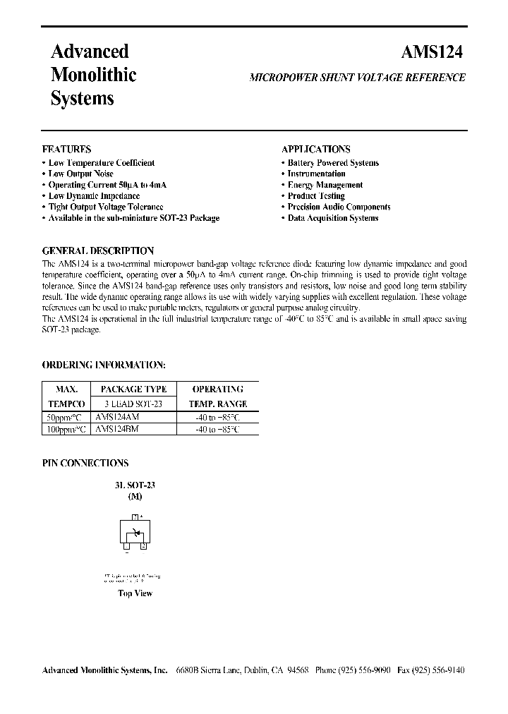 AMS124AM_559503.PDF Datasheet