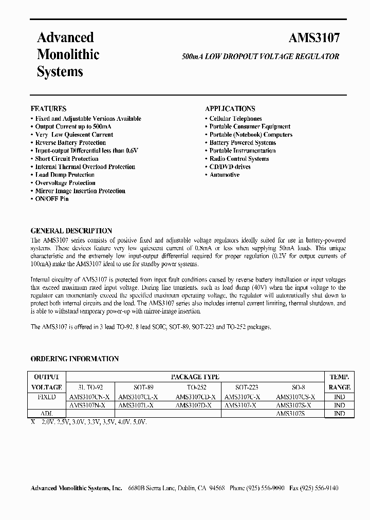 AMS3107CS-40_40247.PDF Datasheet