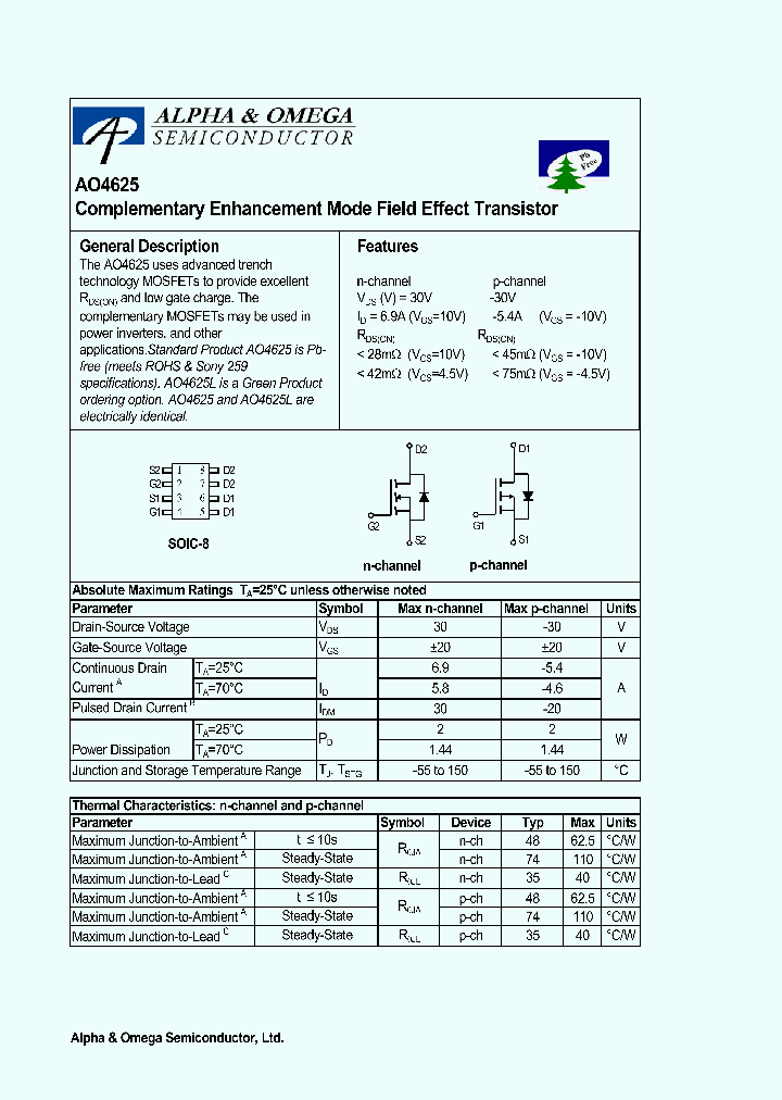 AO4625_650492.PDF Datasheet