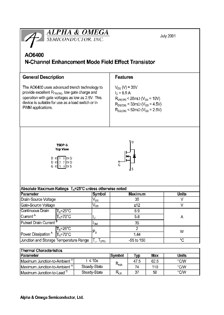 AO6400_580263.PDF Datasheet