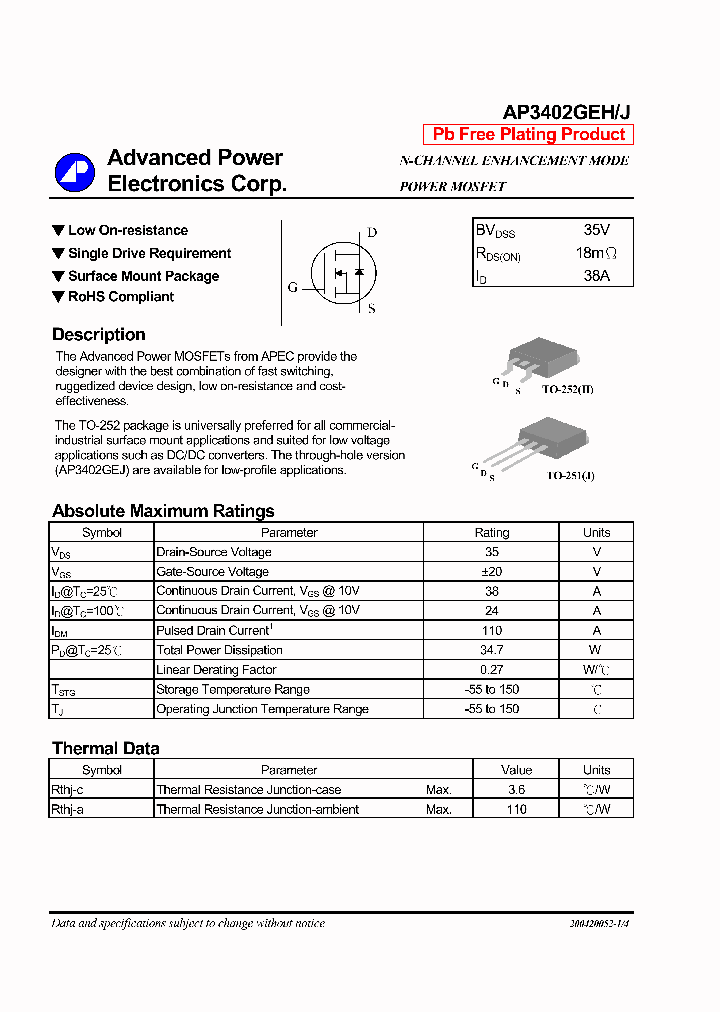 AP3402GEH_641873.PDF Datasheet
