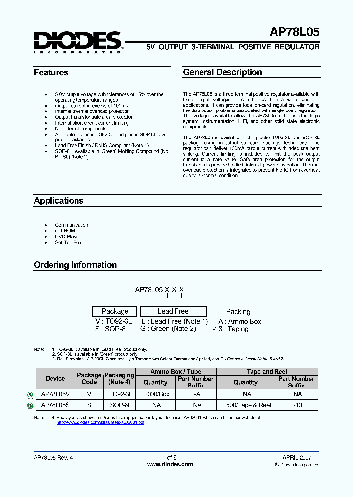 AP78L05_736194.PDF Datasheet