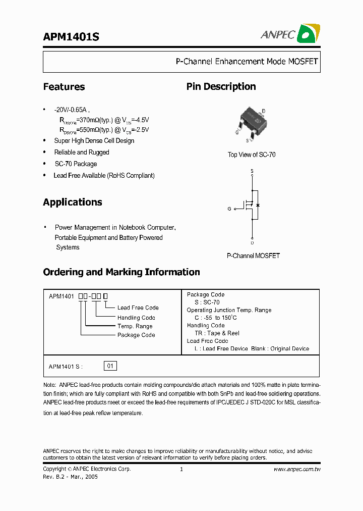 APM1401S_386795.PDF Datasheet