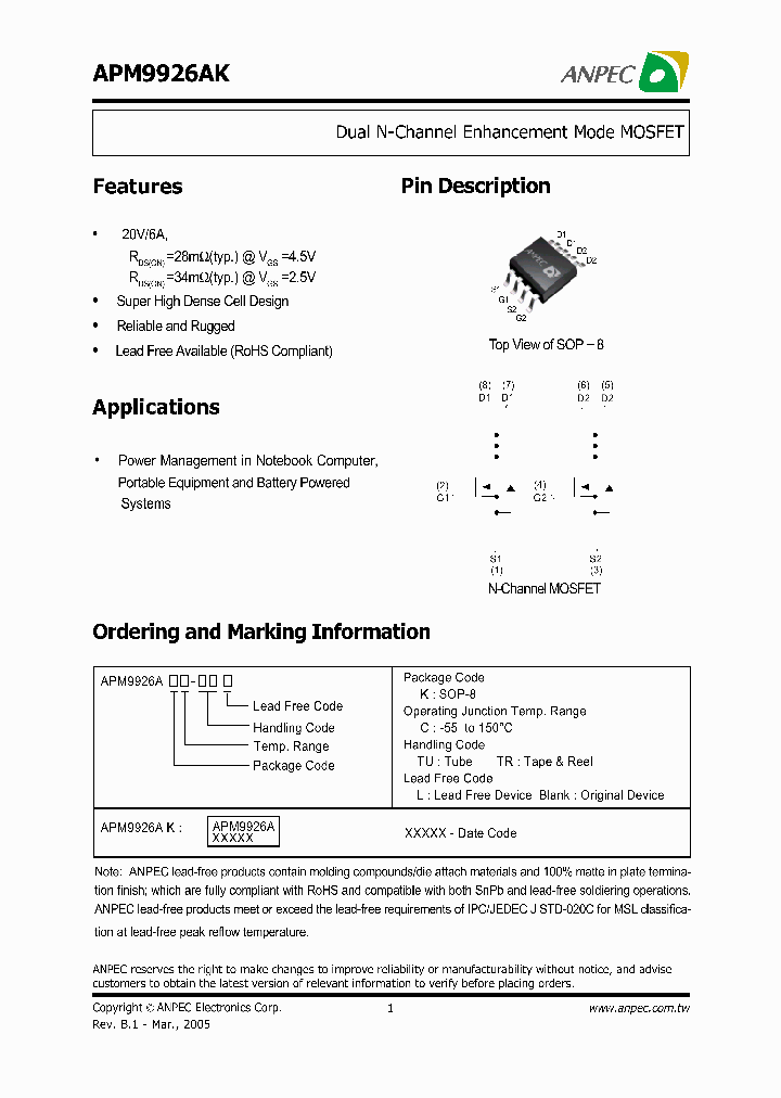 APM9926AKC-TRL_639917.PDF Datasheet