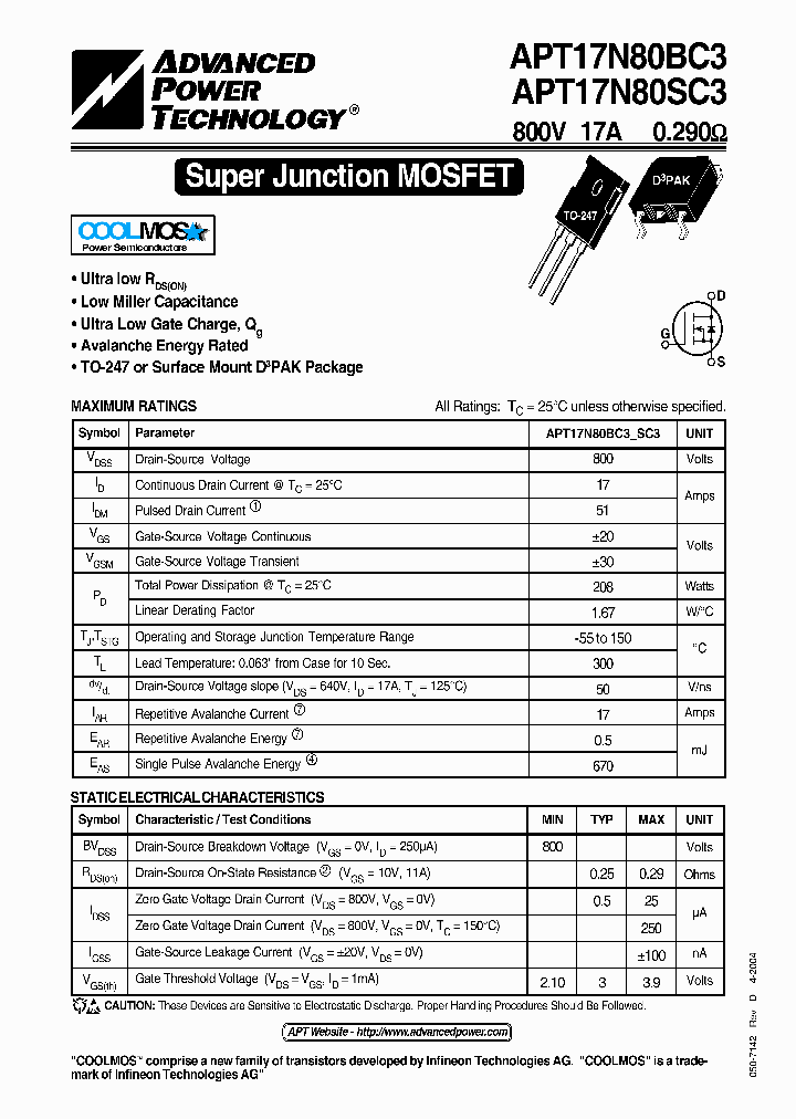 APT17N80BC3_643249.PDF Datasheet