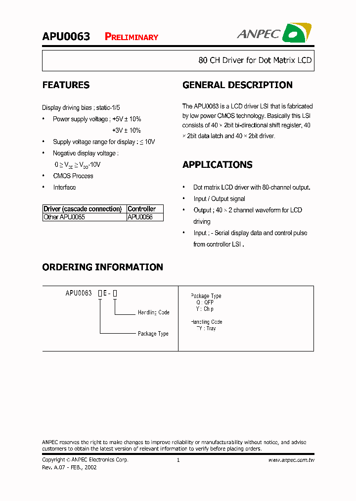 APU0063_643295.PDF Datasheet