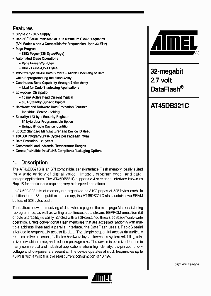 AT45DB321C06_758711.PDF Datasheet