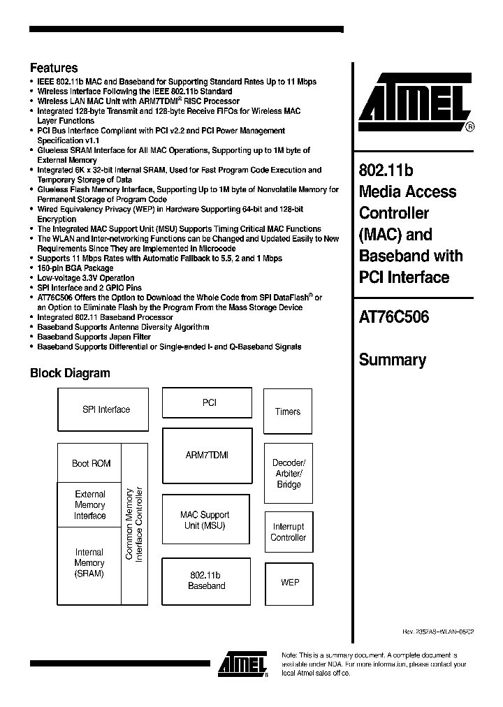 AT76C506_590457.PDF Datasheet