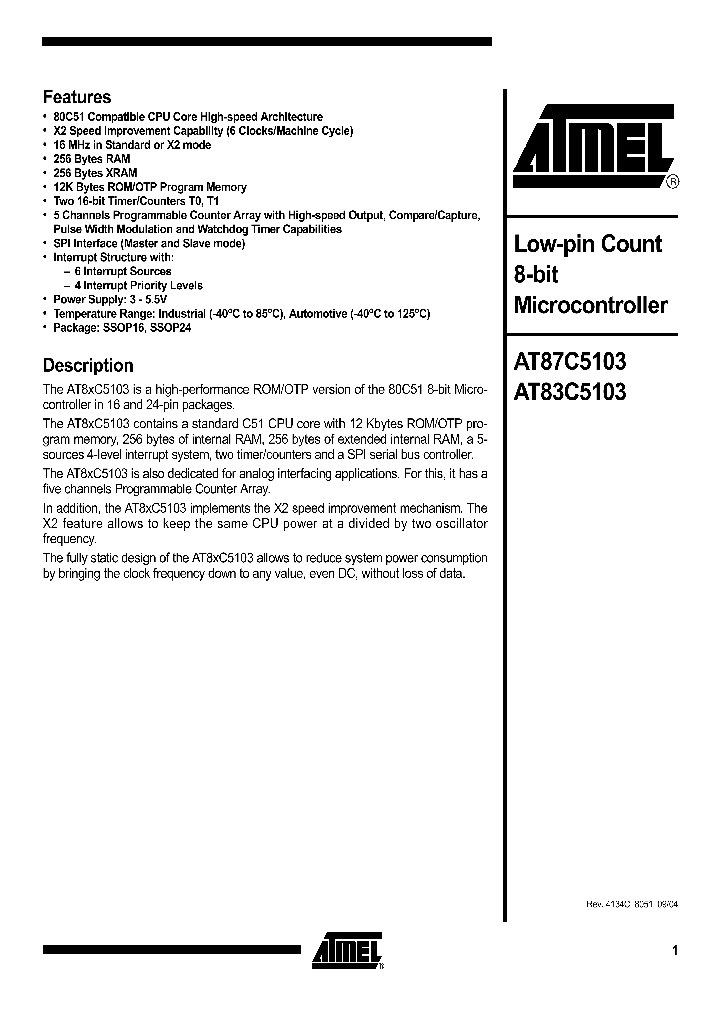 AT87C5103-IBSIL_759975.PDF Datasheet