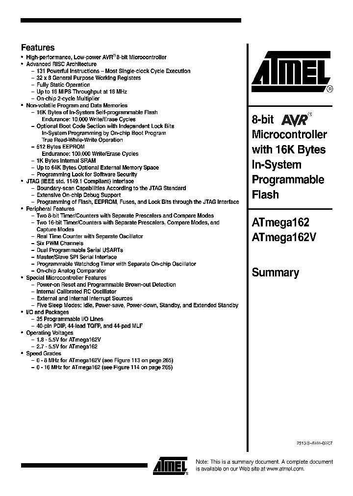 ATMEGA16207_756538.PDF Datasheet