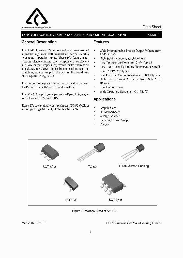 AZ431LAZTR-E1_747654.PDF Datasheet