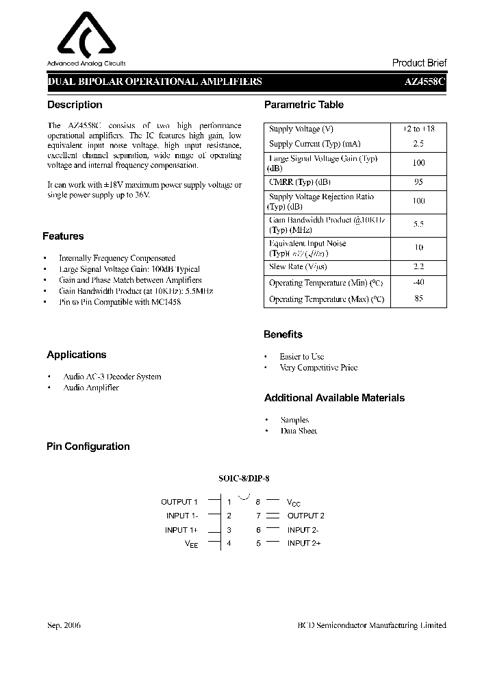 AZ4558CP-E1_747575.PDF Datasheet