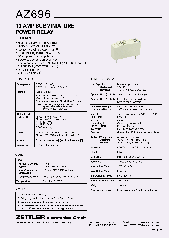 AZ696_598203.PDF Datasheet