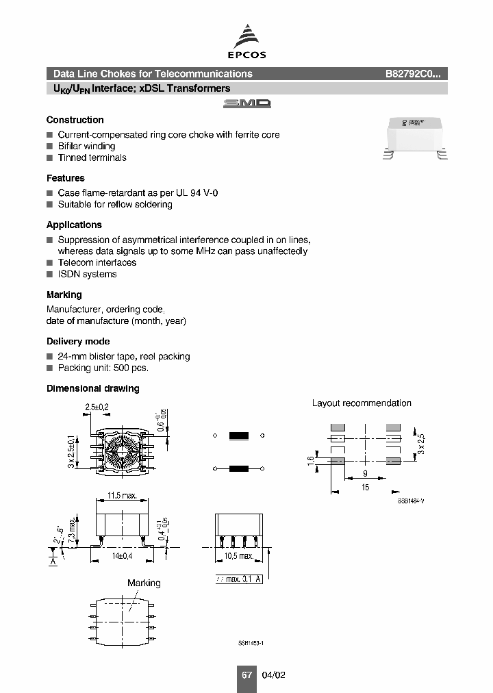 B82792_740465.PDF Datasheet