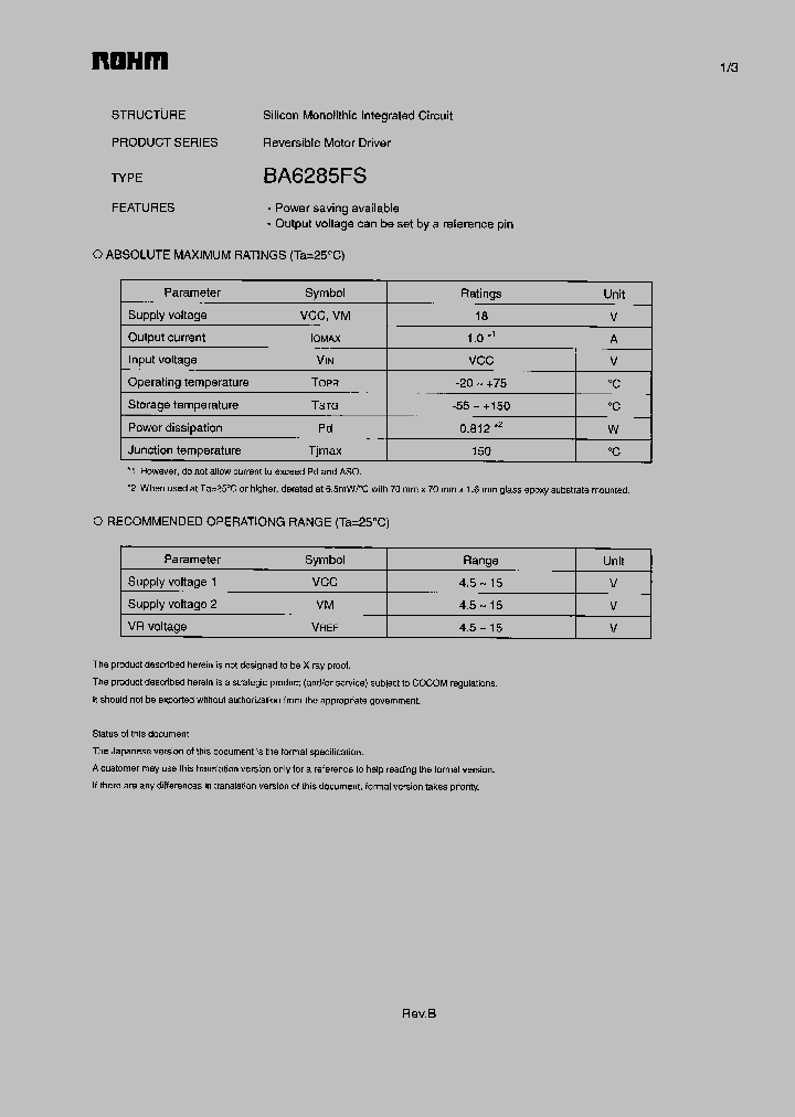 BA6285FS1_750972.PDF Datasheet