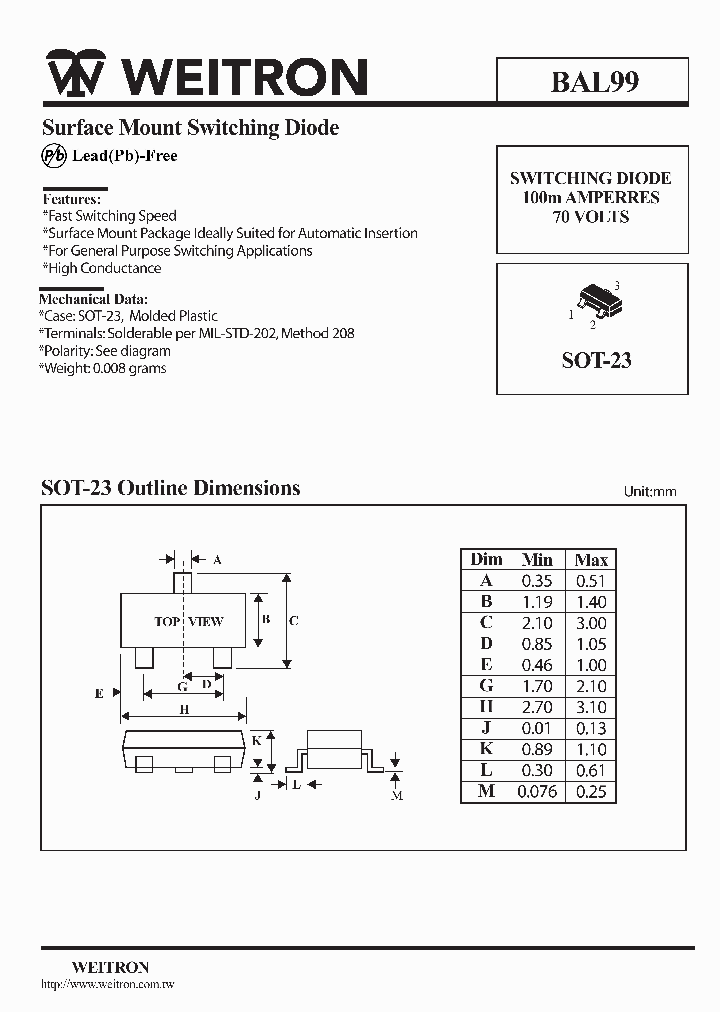 BAL99_724724.PDF Datasheet