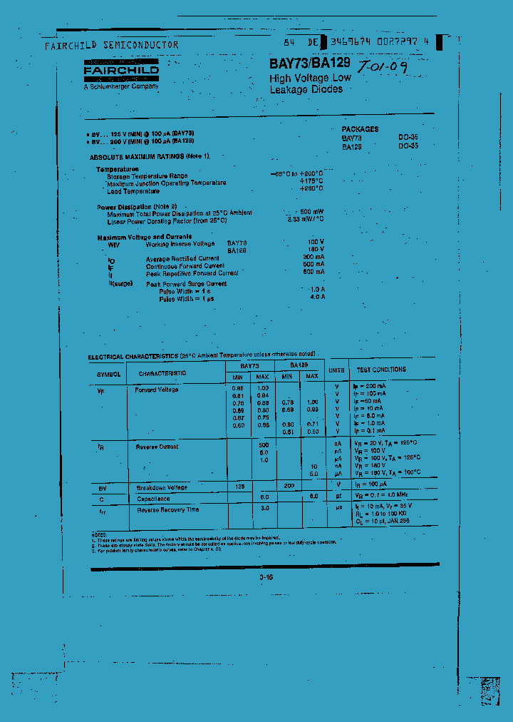 BAY73_720430.PDF Datasheet