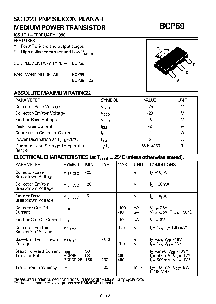 BCP69_604136.PDF Datasheet