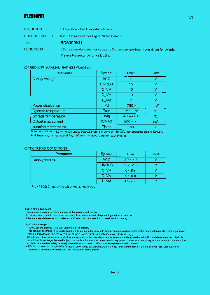 BD6300KU_778405.PDF Datasheet