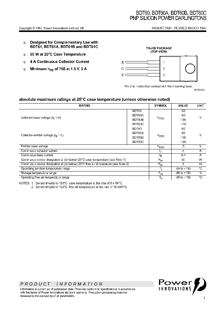 BDT60A_694808.PDF Datasheet