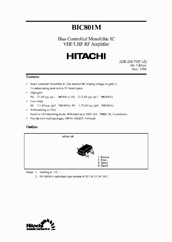 BIC801M_721227.PDF Datasheet
