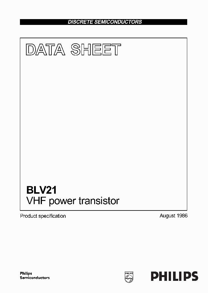 BLV21_636757.PDF Datasheet