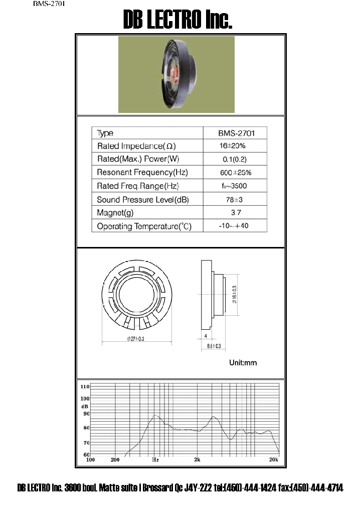 BMS-2701_622468.PDF Datasheet
