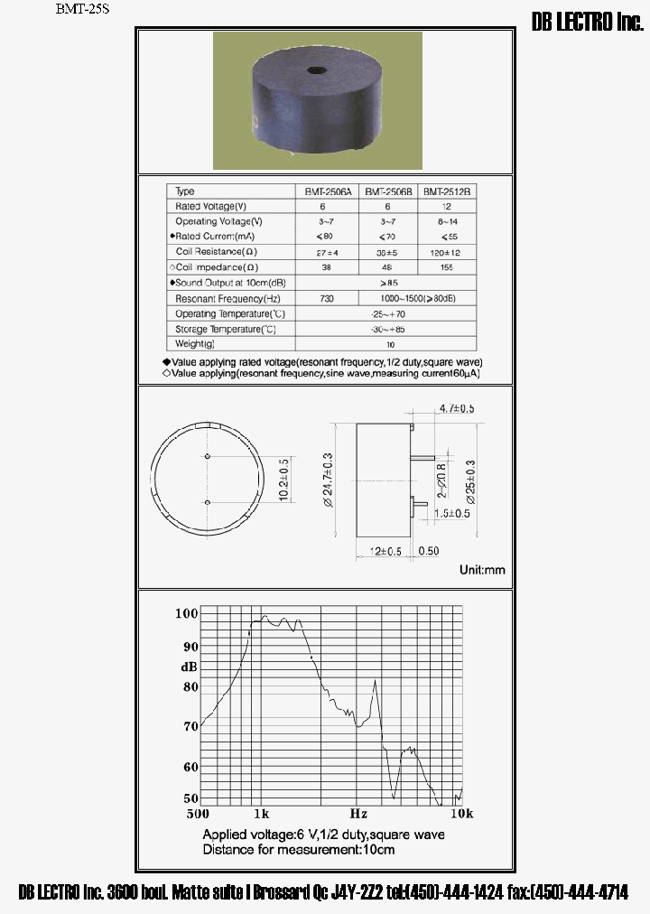 BMT-2506A_622589.PDF Datasheet