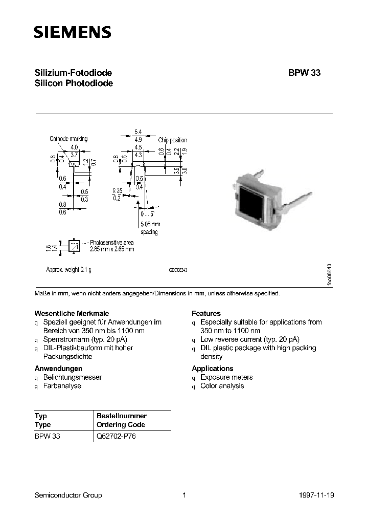 BPW33_802178.PDF Datasheet