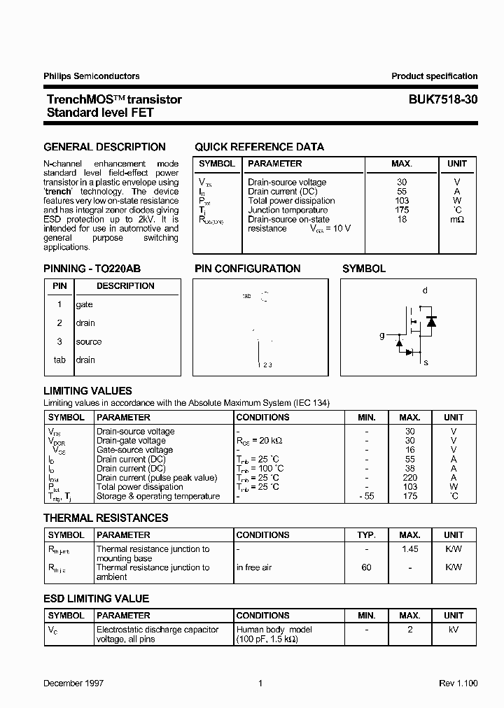 BUK7518-30_78114.PDF Datasheet