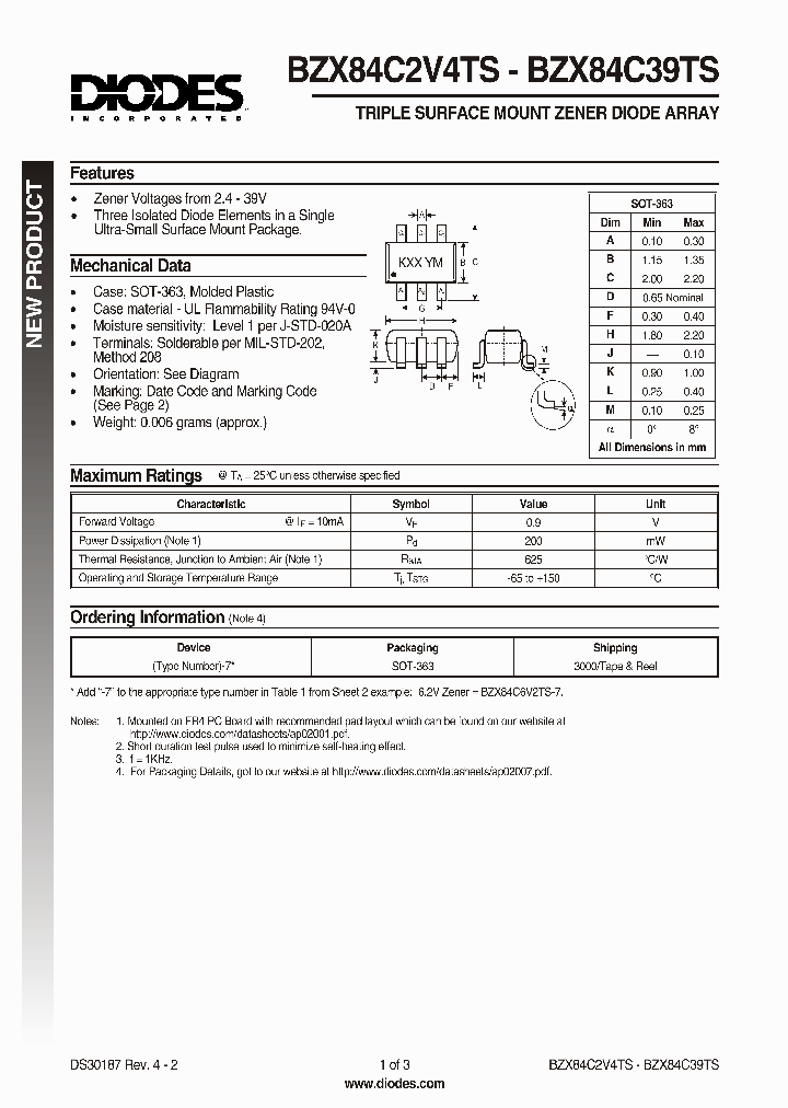 BZX84C16TS_38228.PDF Datasheet