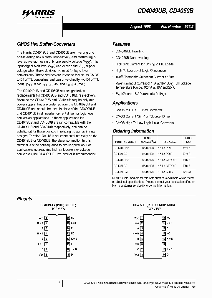 CD4050BE_613021.PDF Datasheet