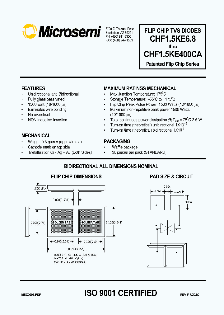 CHF15KE10_602963.PDF Datasheet