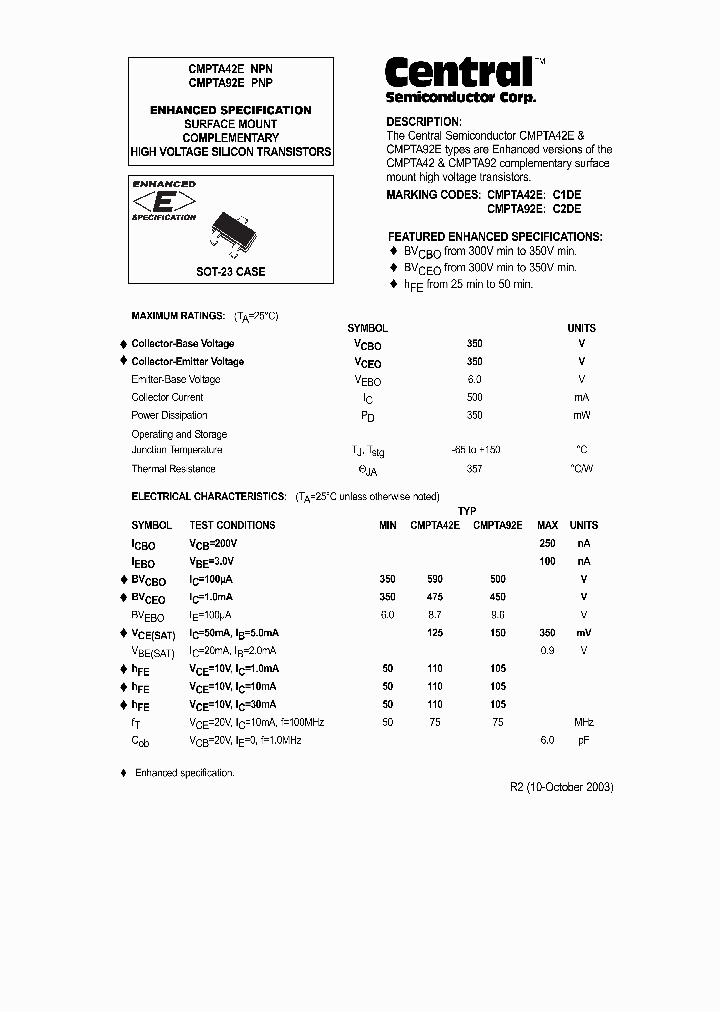 CMPTA42E_637120.PDF Datasheet