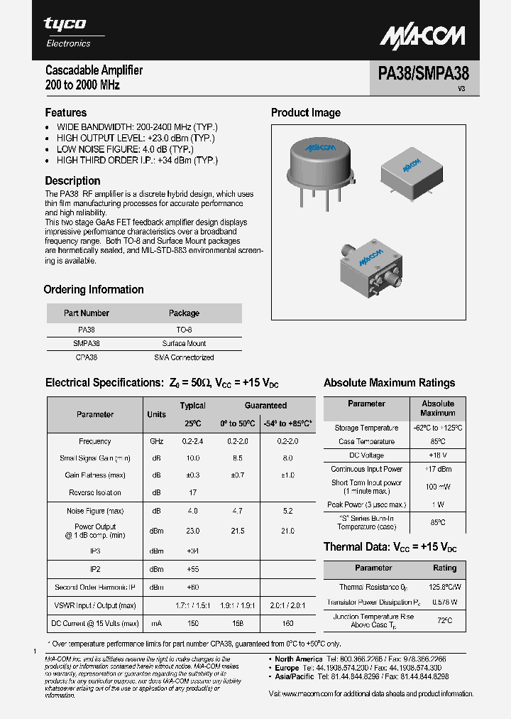 SMPA38_613969.PDF Datasheet